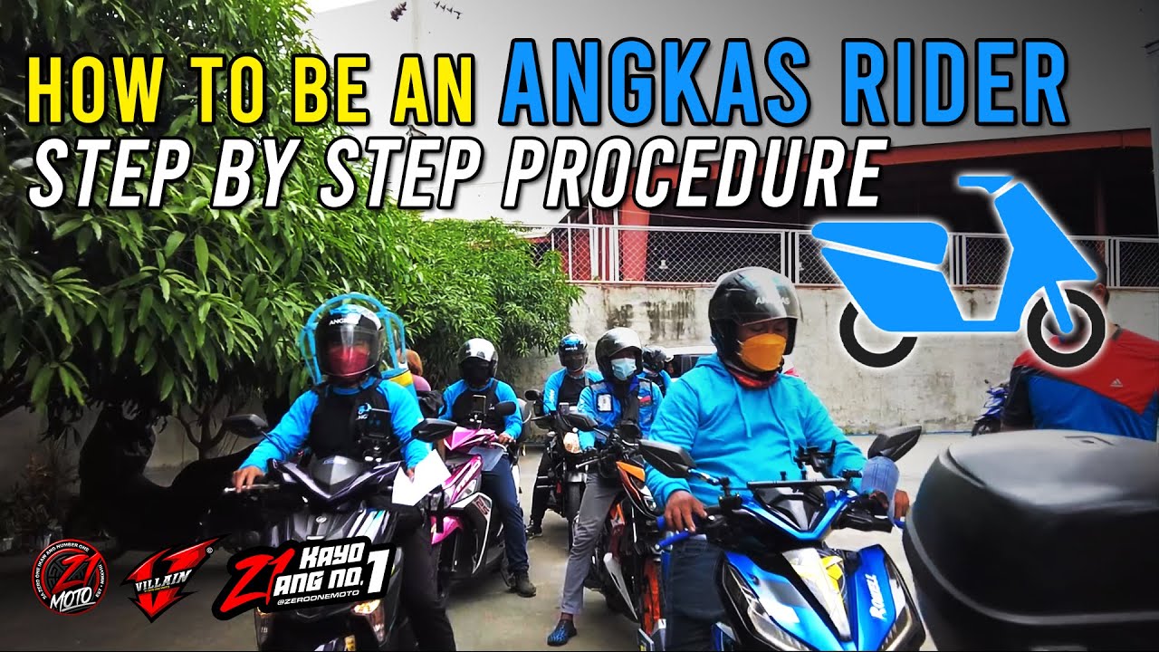 HOW TO BE AN ANGKAS RIDER | STEP BY STEP PROCEDURE