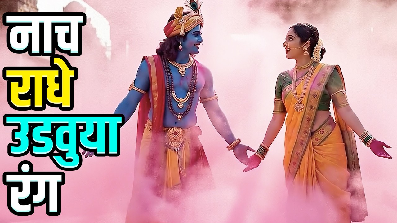 Aga Naach Naach Radhe Lyrical | अगं नाच नाच नाच राधे | BhaktiShakti