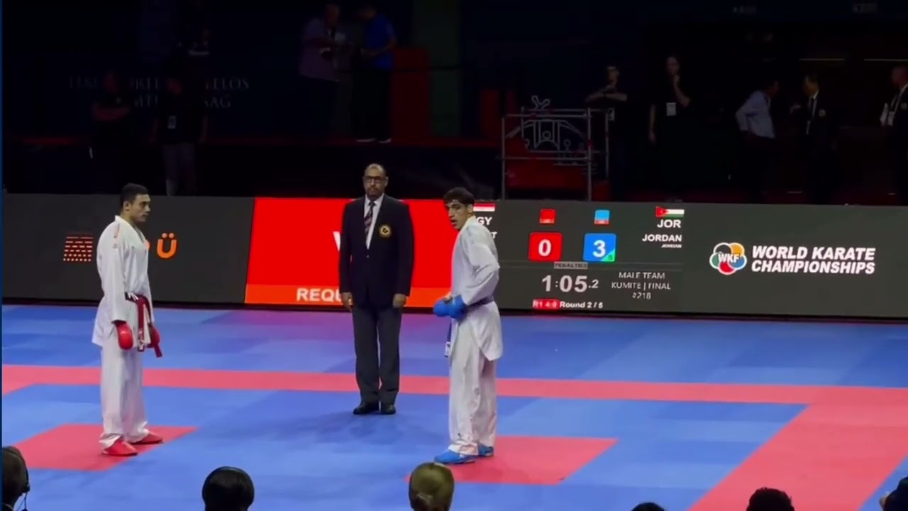 Ahmed Elmasry 🇪🇬 ( EGY ) VS Mohamed Aljafari 🇯🇴 ( JOR ) | Team Kumite Final 2023