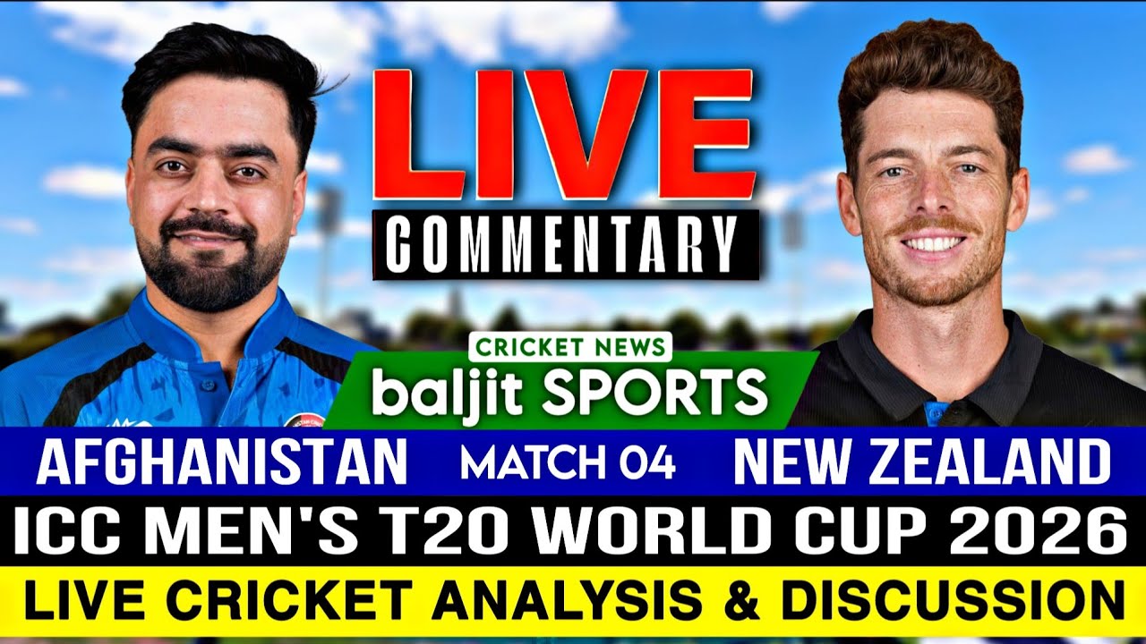 🔴 Live | Afghanistan vs New Zealand Live | Wi vs Sco | Men's T20 Wc 2026