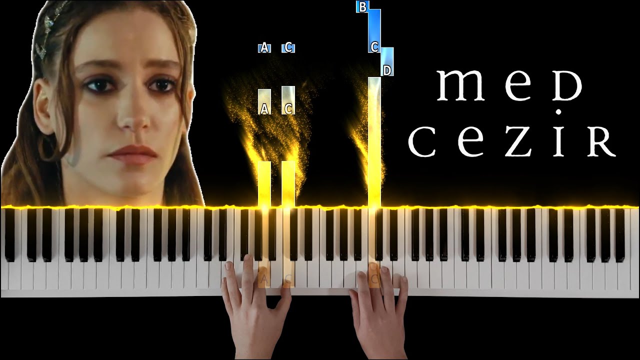 Medcezir - Vazgeçmedim (Sana Doğru) | Piano Tutorial (Medium) - 4K