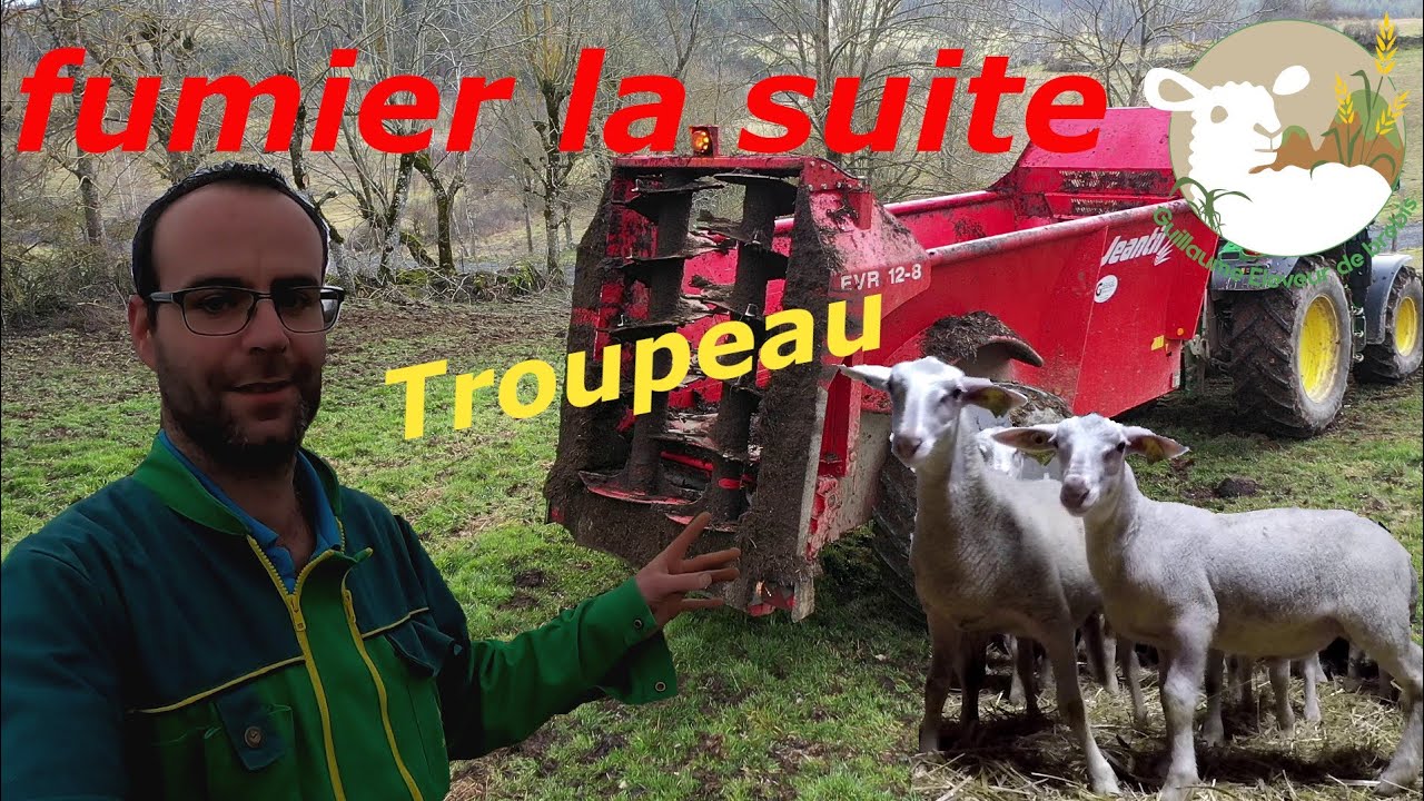 Epandage fumier & entretien épandeur Jeantil / tour de bergerie N°47