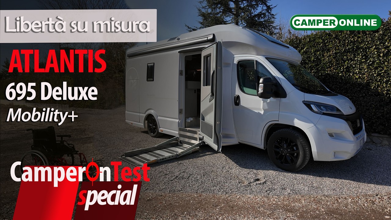 Atlantis Deluxe695 Mobility+: un camper di alto livello per una mobilità senza barriere