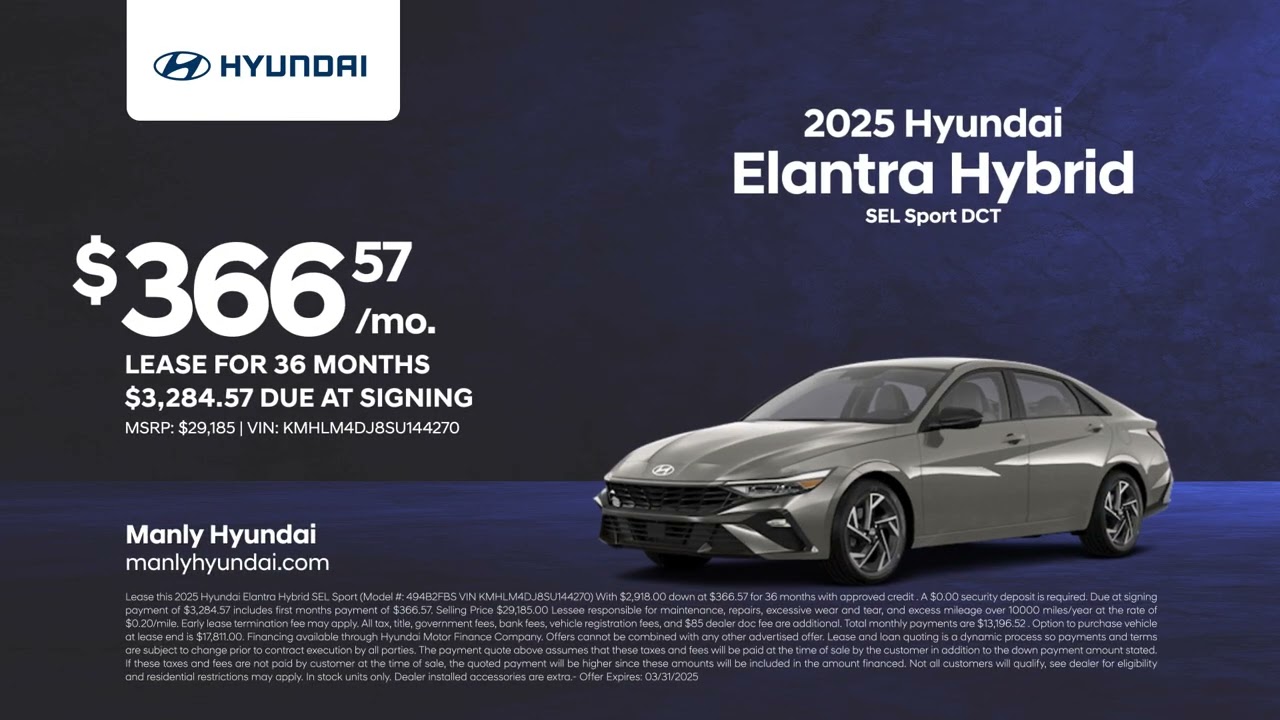 Hyundai Elantra Hybrid 03/23/2025 5153128