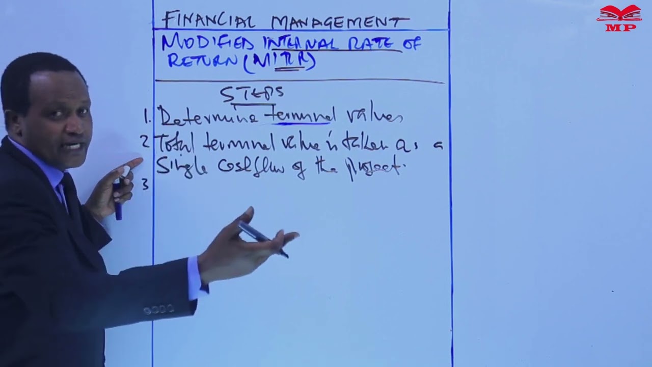 Modified Internal Rate of Return