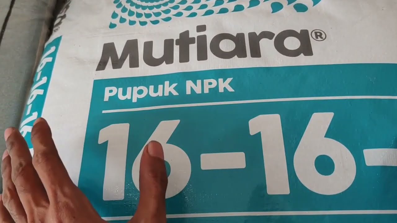 NPK MUTIARA 16-16-16: Ciri Kemasan Asli & Produk Terbaru