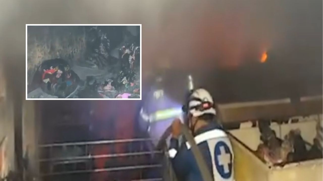 Incendio deja cuantiosas pérdidas económicas en tienda de ropa del Mercado de Jinotea