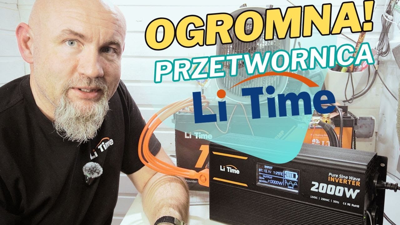 Jest OGROMNA! Przetwornica LiTime 2000W 12-230V