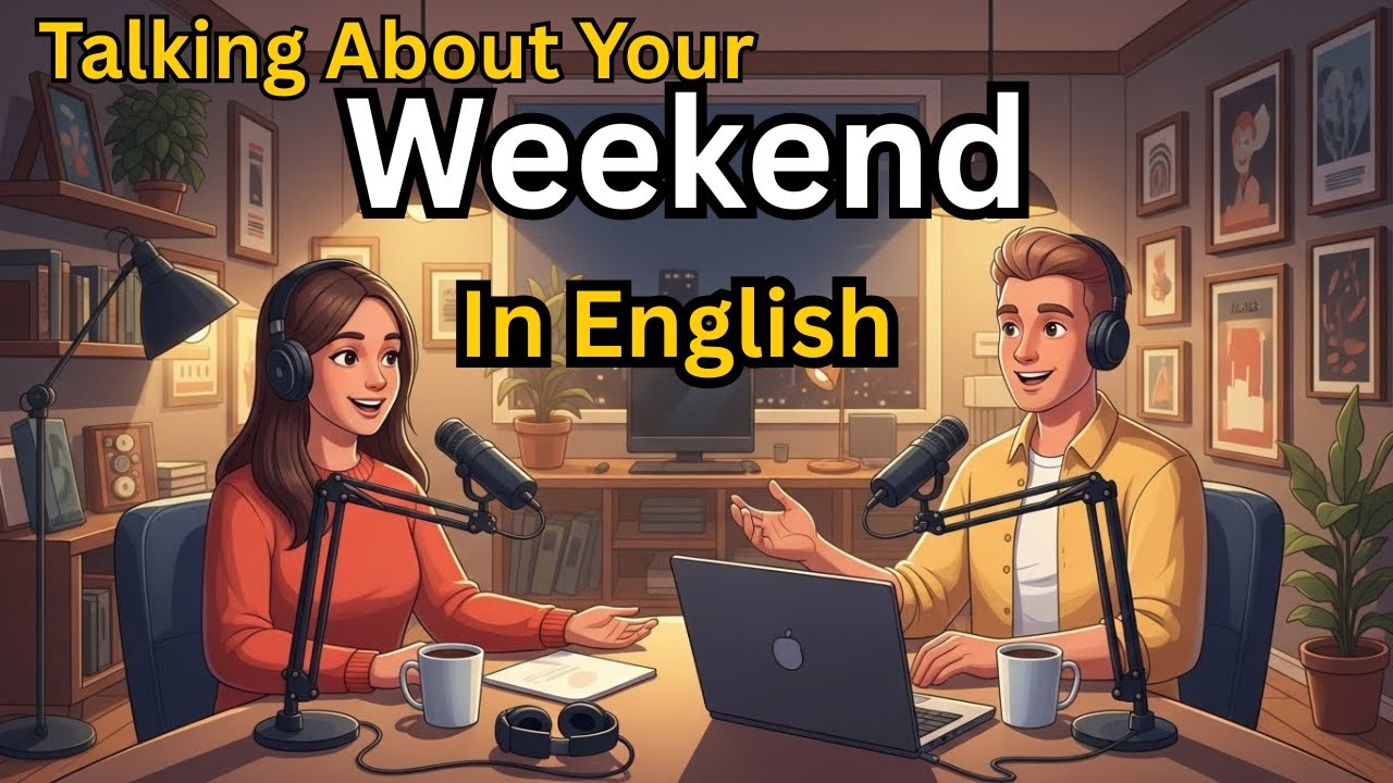 How to Talk About Your Weekend in English | English Podcast for Speaking Fluency