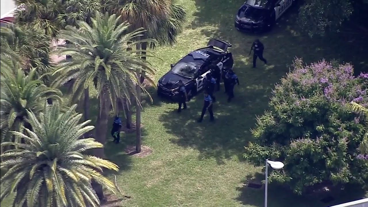 Officers lockdown Miami Beach Senior High School