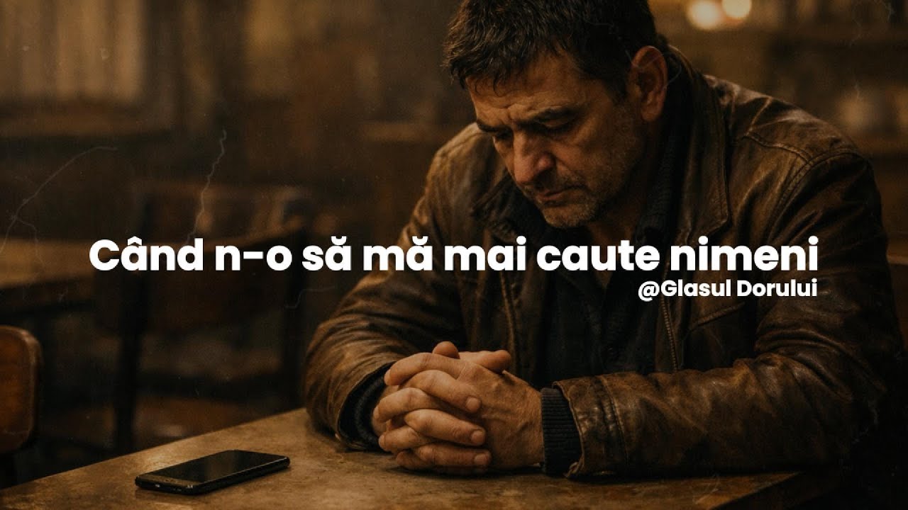 Când n-o să mă mai caute nimeni – Muzică de pahar despre singurătate