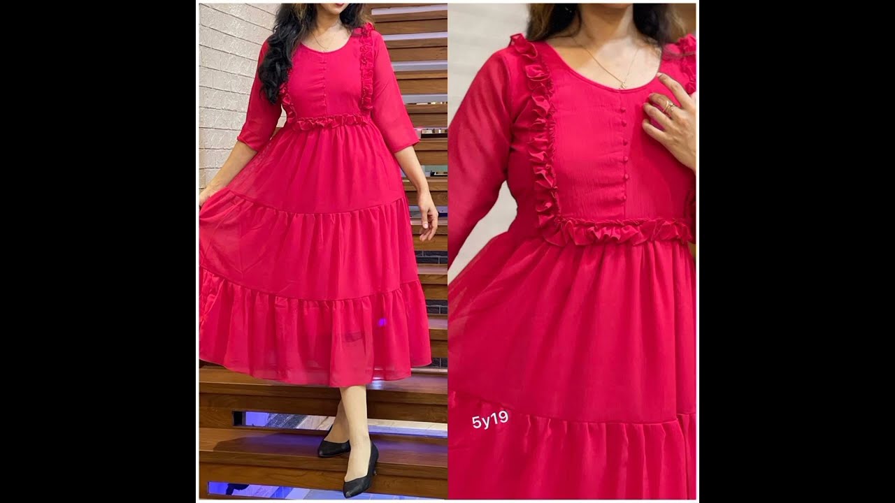 wrinkle rayon kurtiz