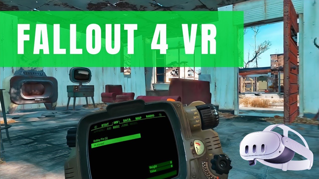 Fallout 4  - Meta Quest 3 Gameplay | First Minutes [No Commentary, Godlike Graphics]