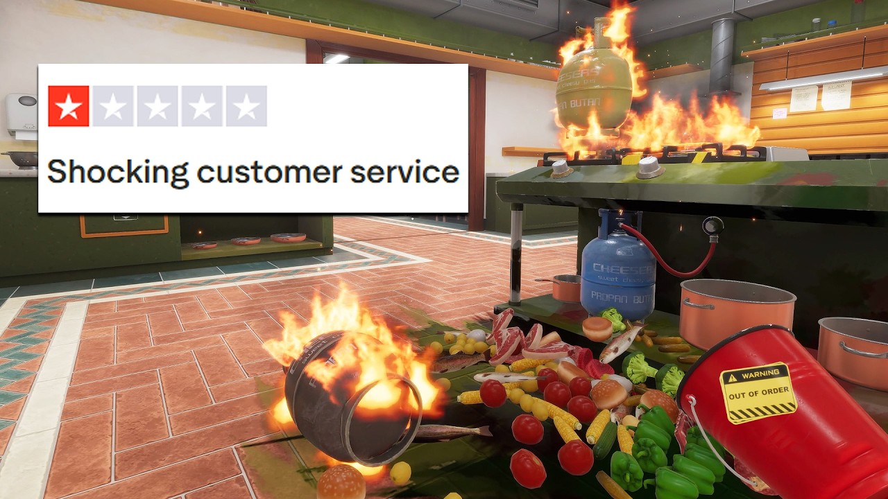 Crusty opens the most embarrassing restaurant in Cooking Simulator 2