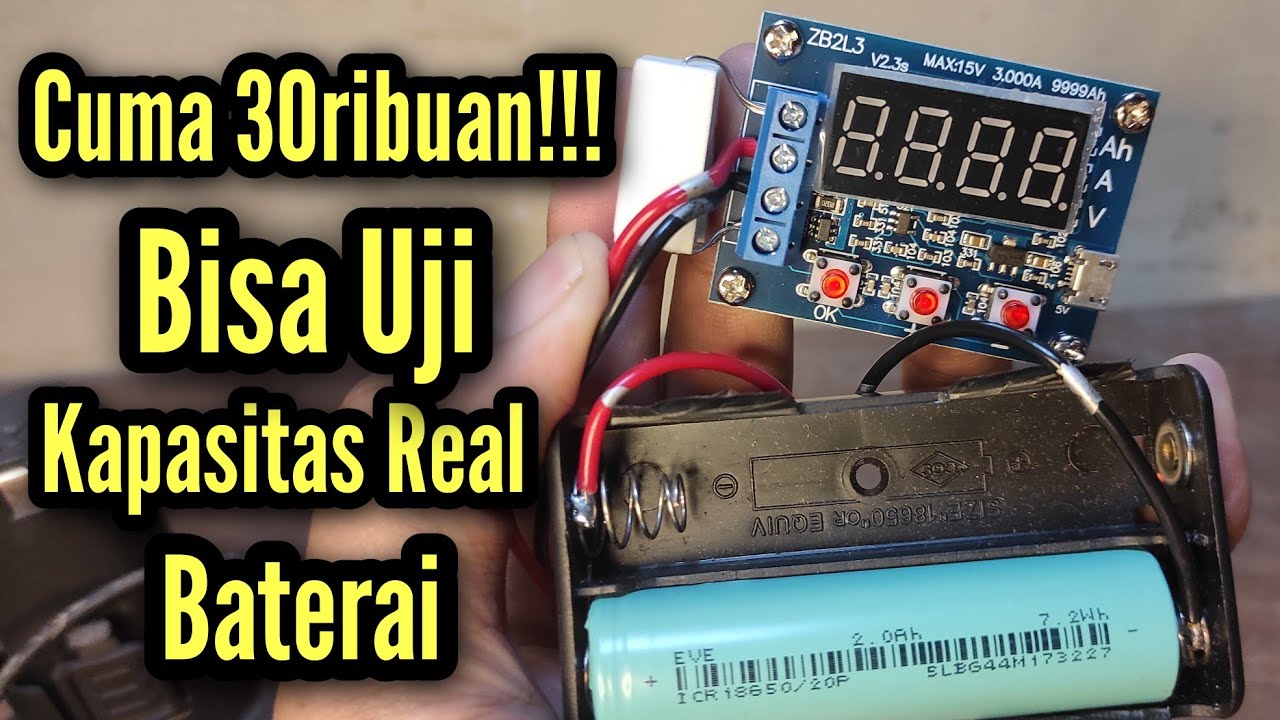 ZHIYU ZB2L3 Battery Capacity Tester: Affordable, Only 30,000 Rupiah