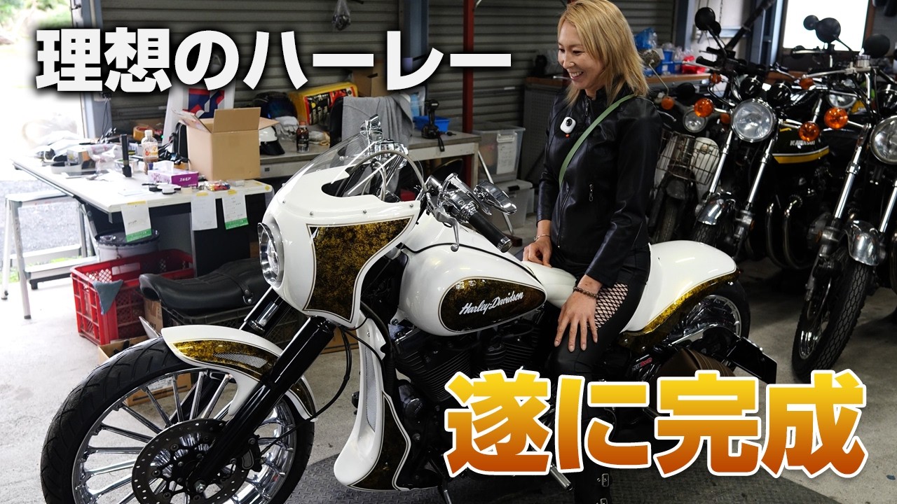 【ハーレー】理想のハーレー完成しました!!これはヤバい!!【ブレイクアウト】トロピカル・ガレージ