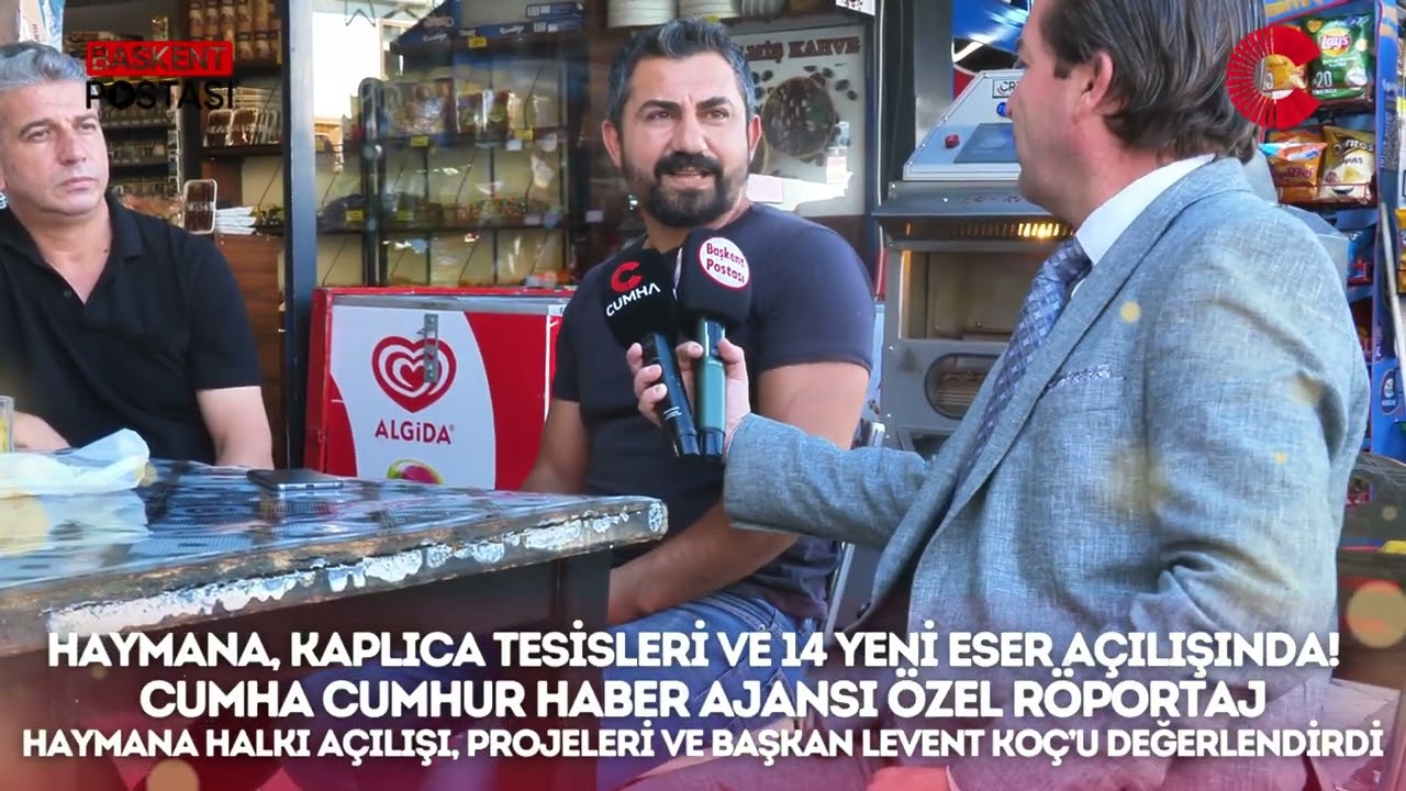 Haymana Halkı Açılışı ve Başkan Levent Koç’u Değerlendirdi | CUMHA Röportaj