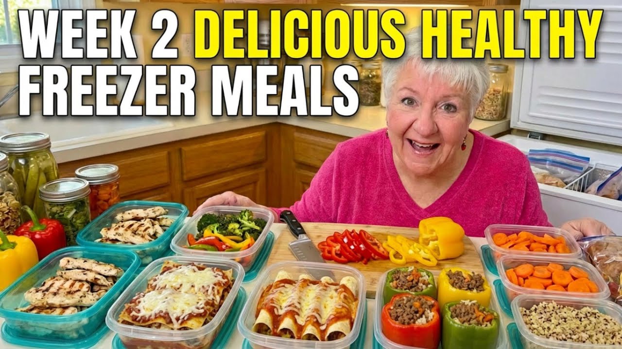 Week 2 Freezer Meals for Weight Loss - High Protein & Easy to Make! #diet