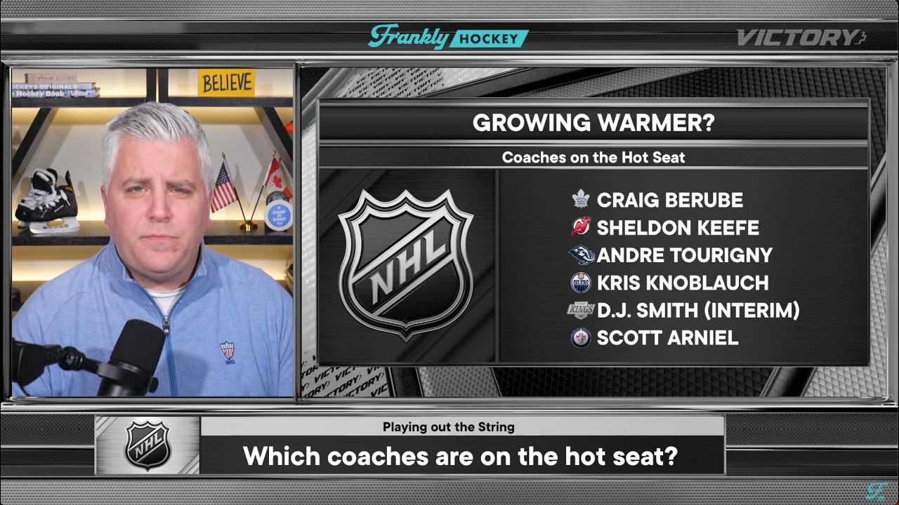 Which NHL Coaches are on the Hot Seat? | Frankly Hockey