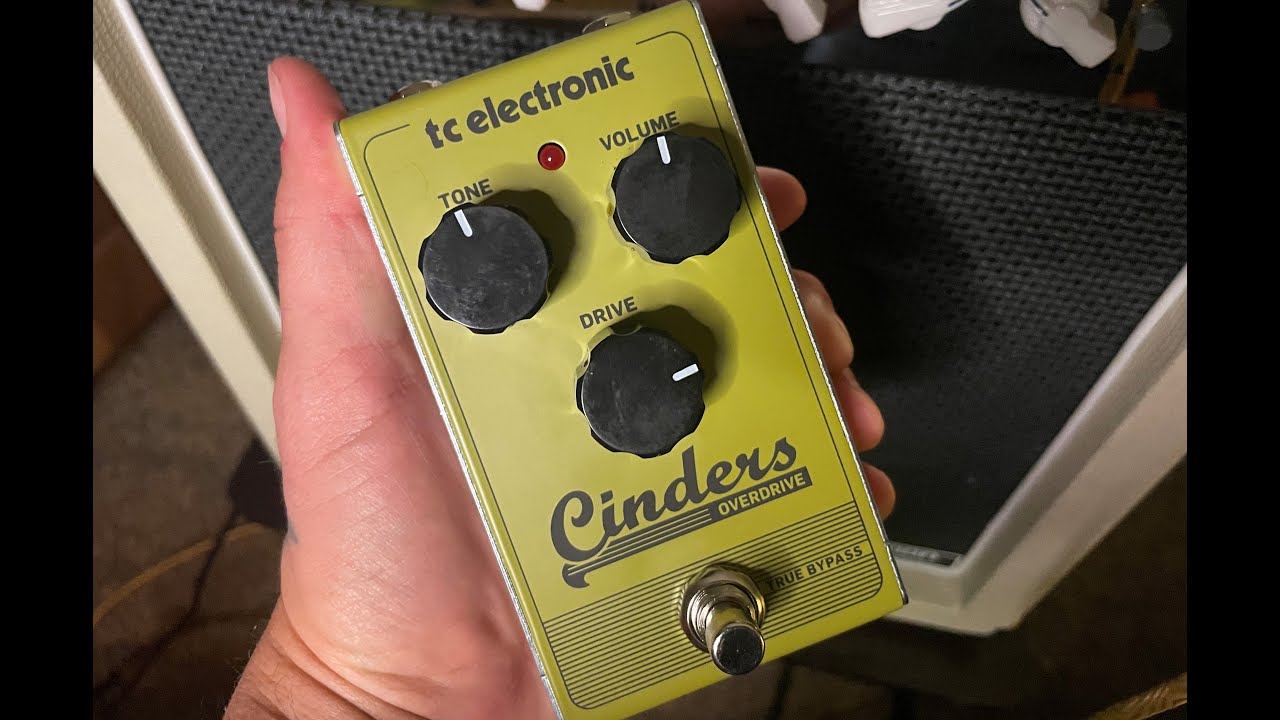 I check out the TC Electronic Cinders overdrive