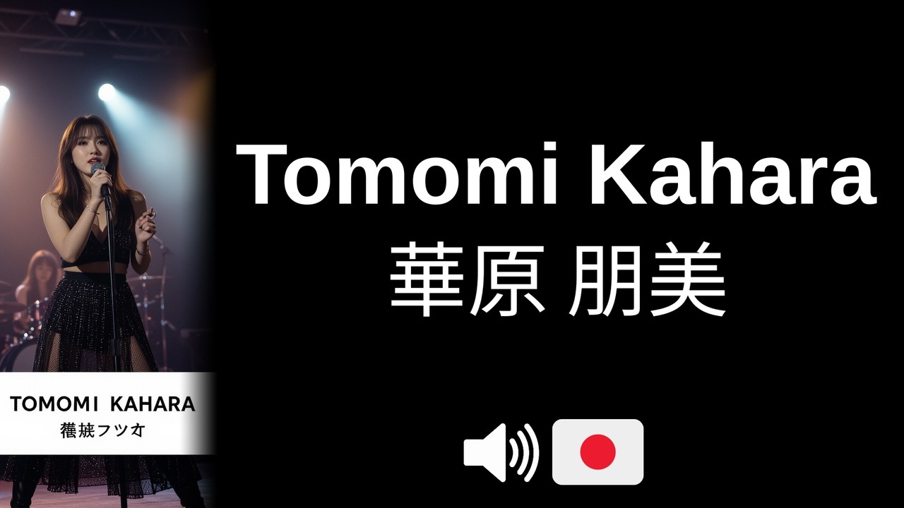 How to pronounce Tomomi Kahara (CORRECTLY!)