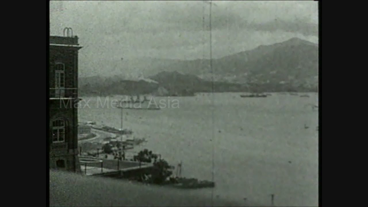 OLD HONG KONG VICTORIA HARBOUR STEAMER MOUNTAIN VIEWS 1920S 1930s