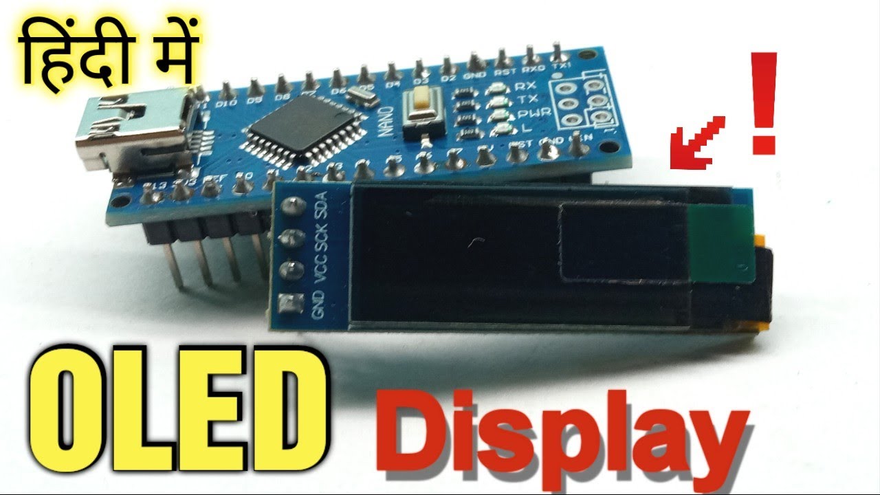 OLED Displays : 128x32 Pixels are Enough with Arduino and Microcontrollers In Hindi