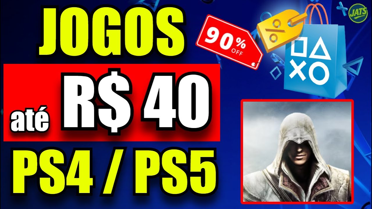SUPER PROMOÇÃO no PS4 E PS5! Jogos BARATOS até 40 reais na PROMOÇÃO DE FÉRIAS PLAYSTATION