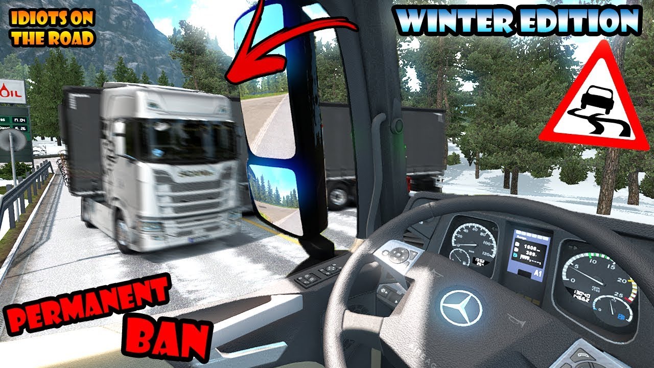 ★ IDIOTS on the road #54 - ETS2MP | Funny moments - Euro Truck Simulator 2 Multiplayer