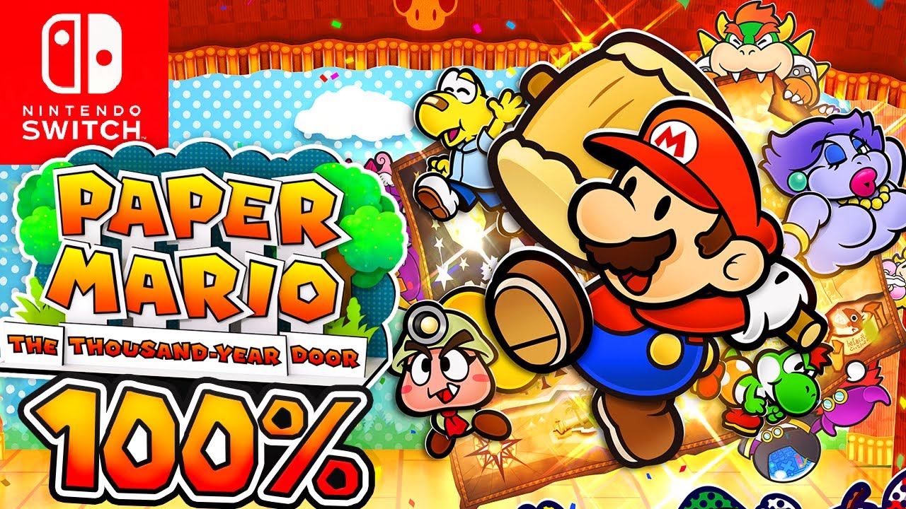 Paper Mario The Thousand Year Door (Nintendo Switch) - 100% Longplay Full Game Walkthrough Gameplay