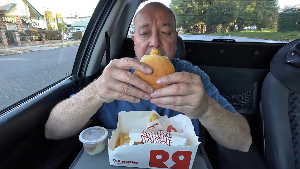 Red Rooster Cheeseburger Box