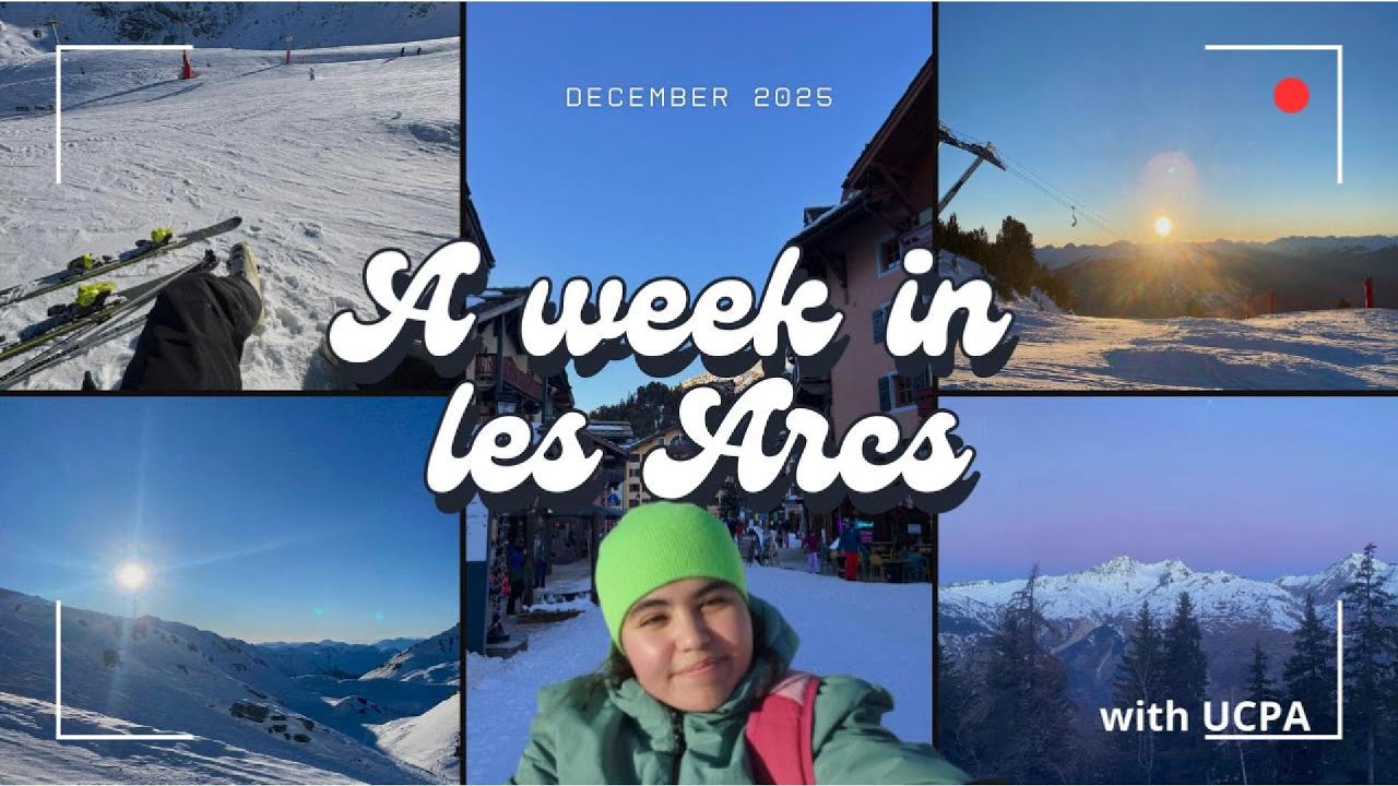 Slow Winter Days in Les Arcs ❄️ | My Ice Skating Séjour (UCPA)