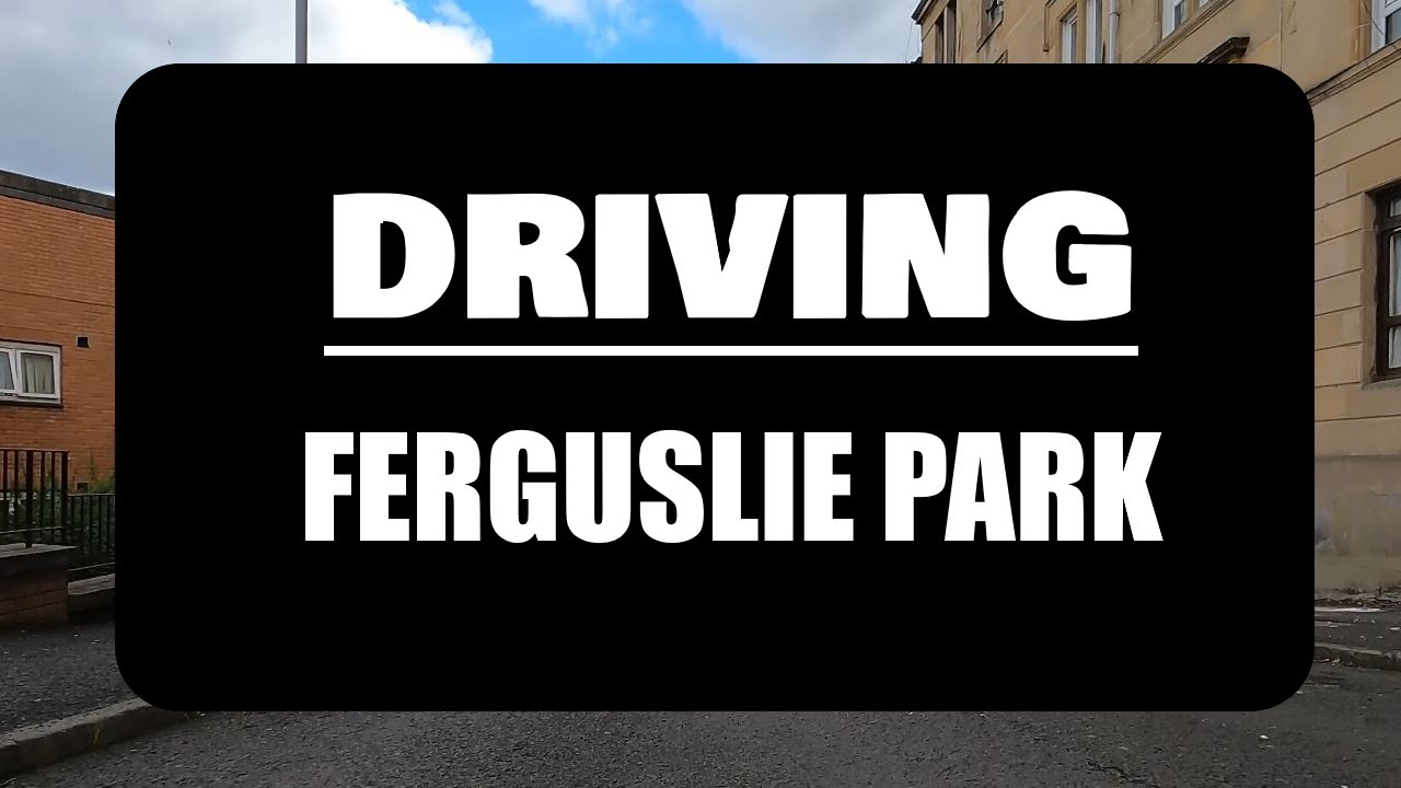 [4K] A Drive Around Ferguslie Park, Paisley