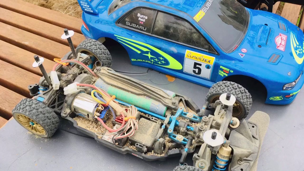Tamiya RC 4WD TT02/ Rally race/ Subaru Impreza WRC STi/ Maintenance RC car/ RC car rebuild
