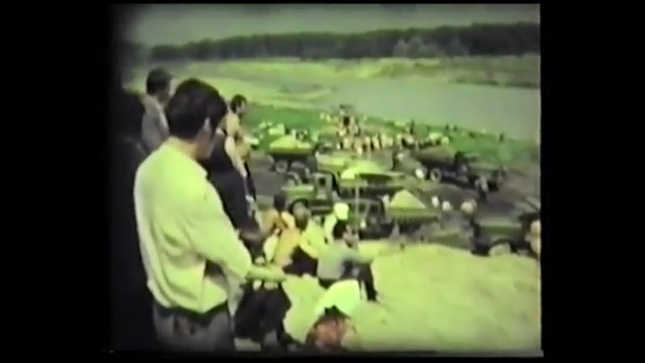 Как строилось Сурское водохранилище.Редкие кадры 1976 года.Как перекрывалась река Сура.