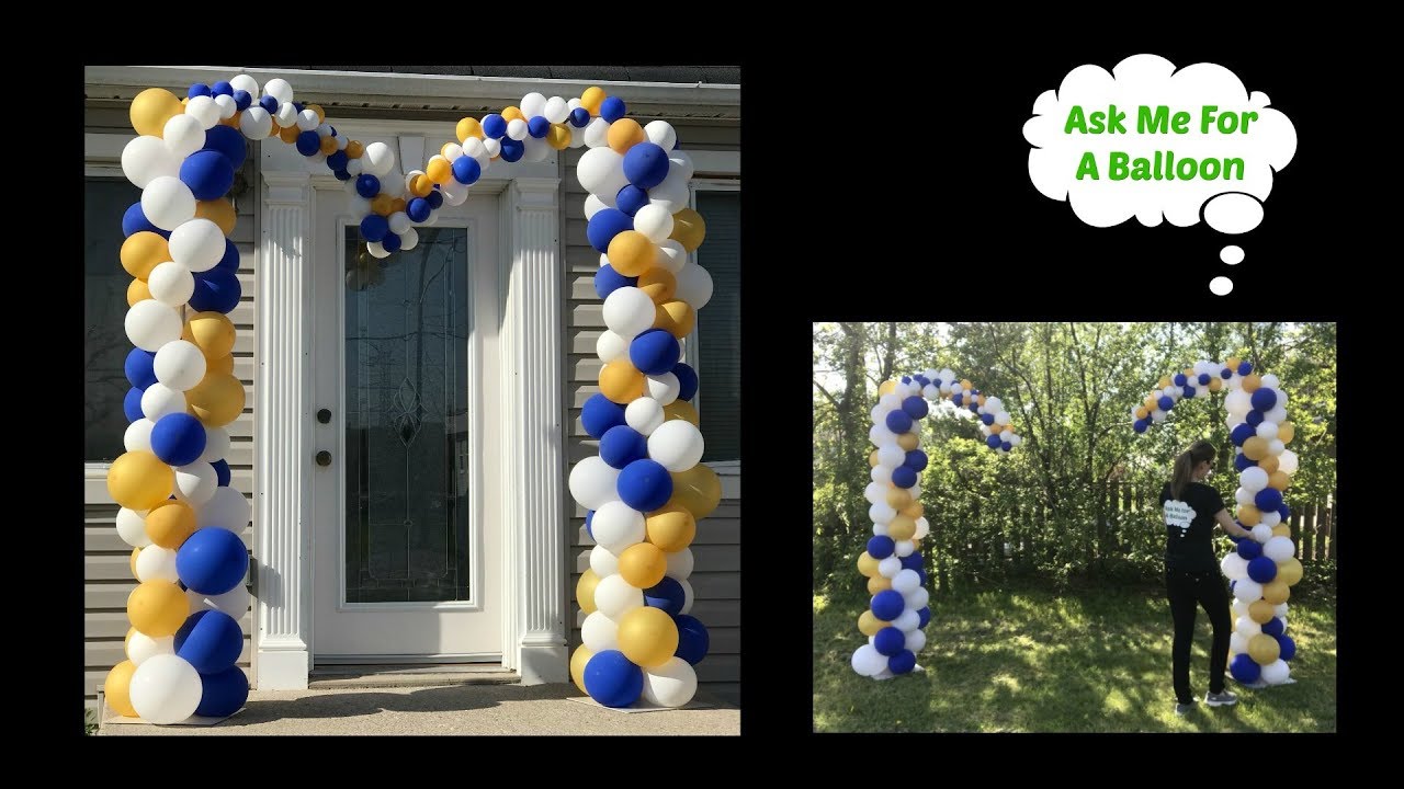 Organic Heart Balloon Arch Tutorial