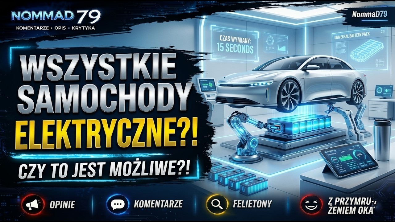 25'000'000 samochodów elektrycznych w Polsce?! Tak, to możliwe!