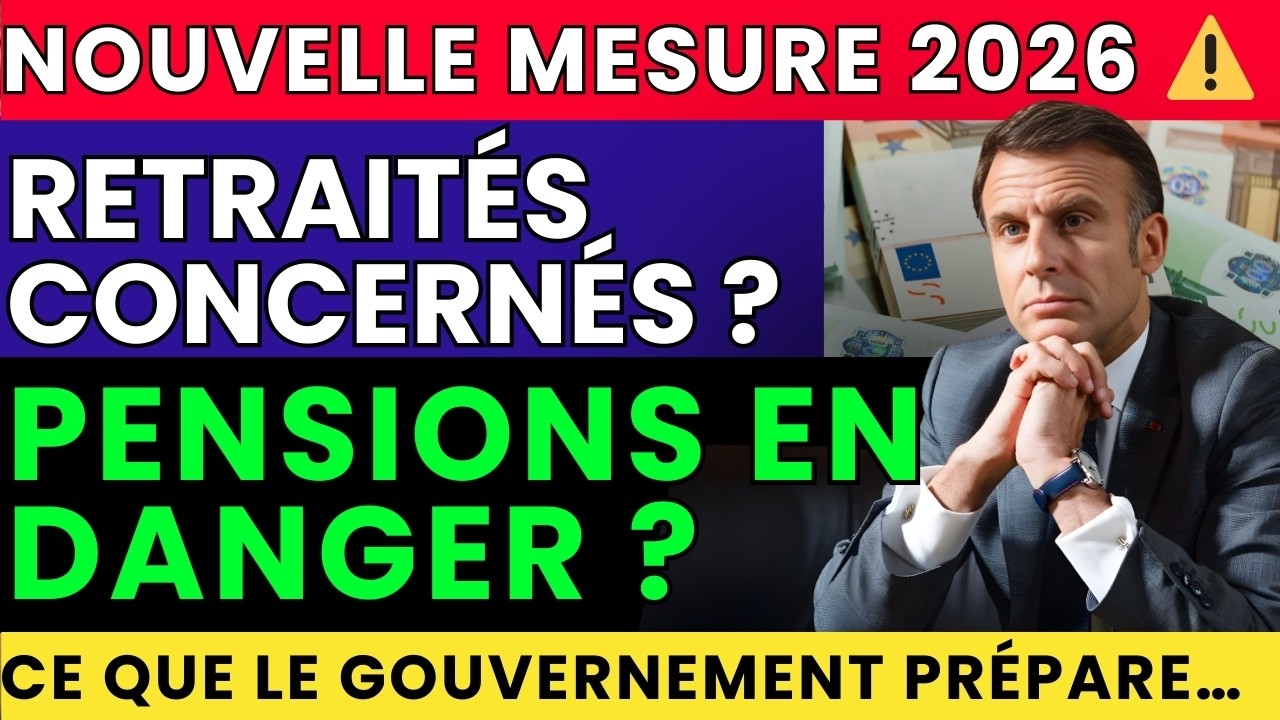 🚨 Retraite 2026 : Nouvelle mesure du gouvernement – Les retraités vraiment concernés ?