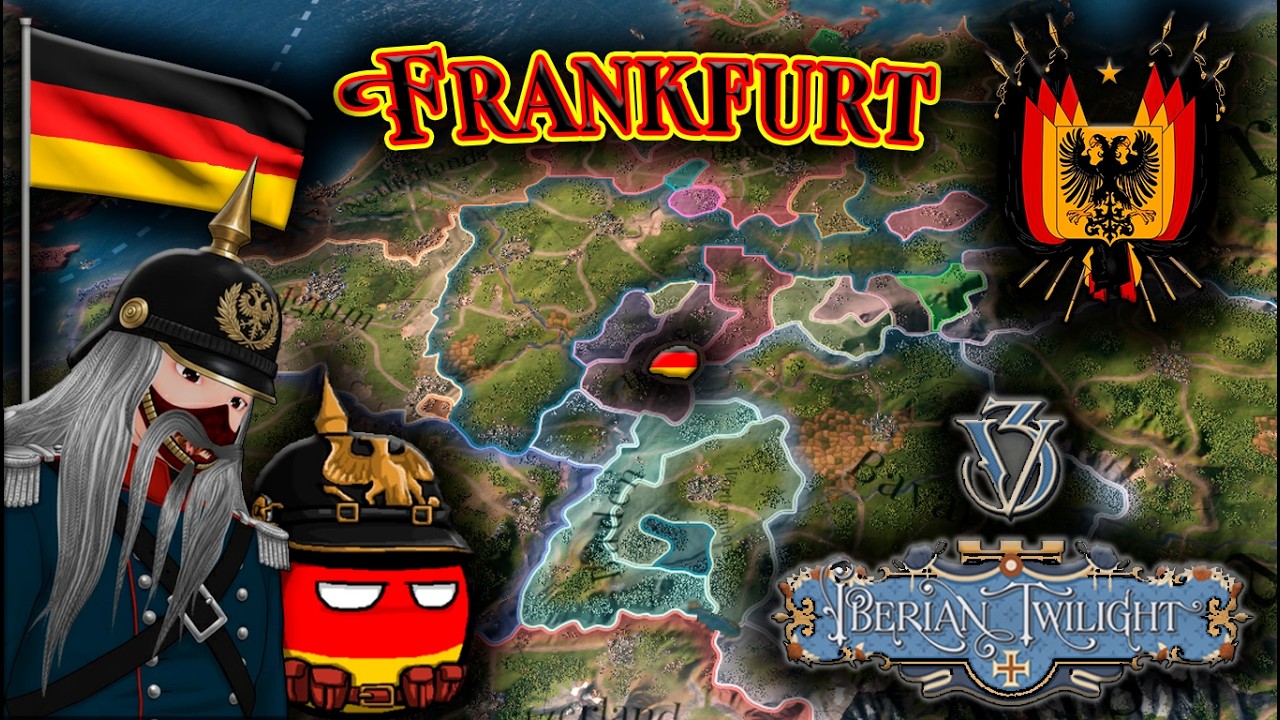 🔴🇩🇪 Formando a Alemanha com Um Micro Estado Alemão 🇩🇪🔴 Victoria 3 Iberian Twilight