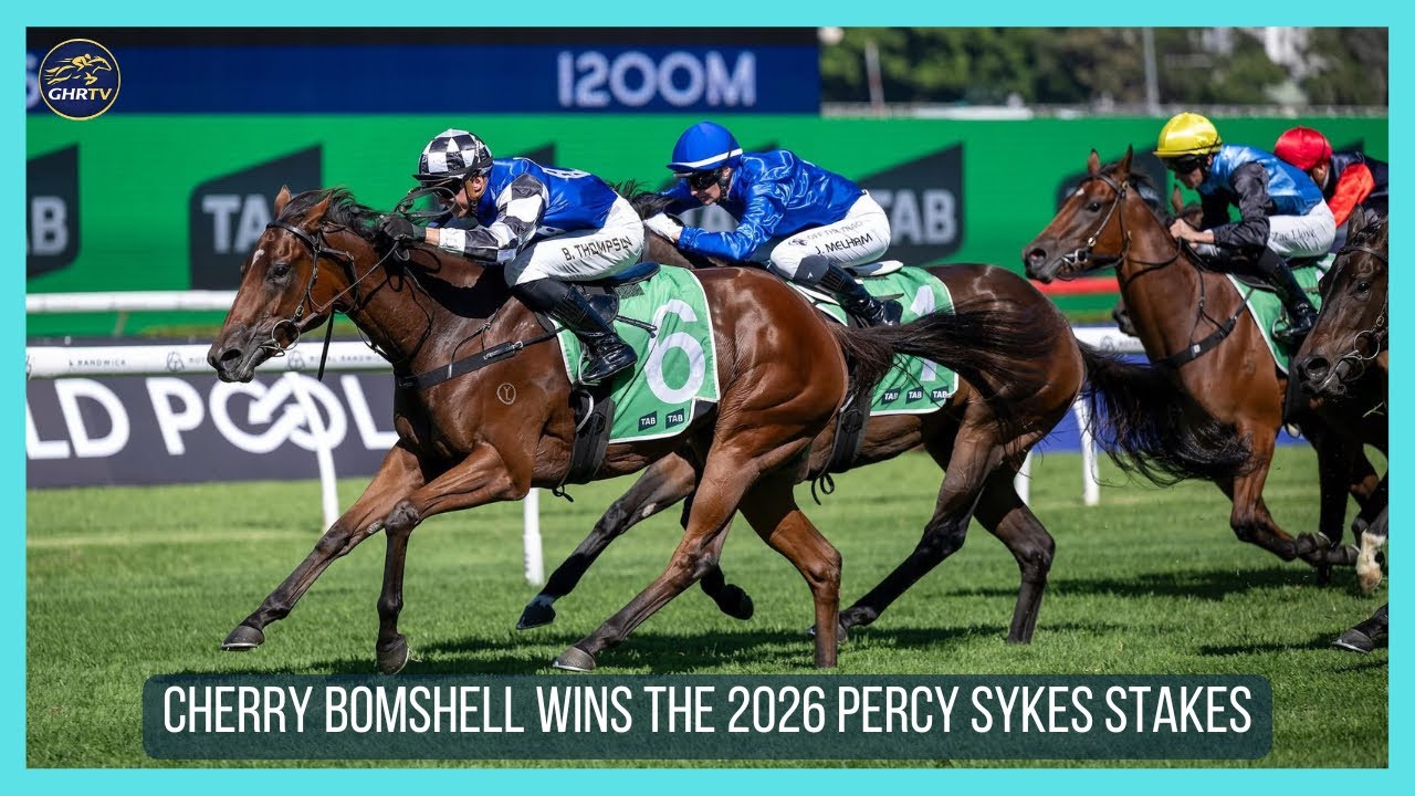Скачки G2 TAB PERCY SYKES STAKES 2026 | Полная запись скачки | Победа Cherry Bomshell!