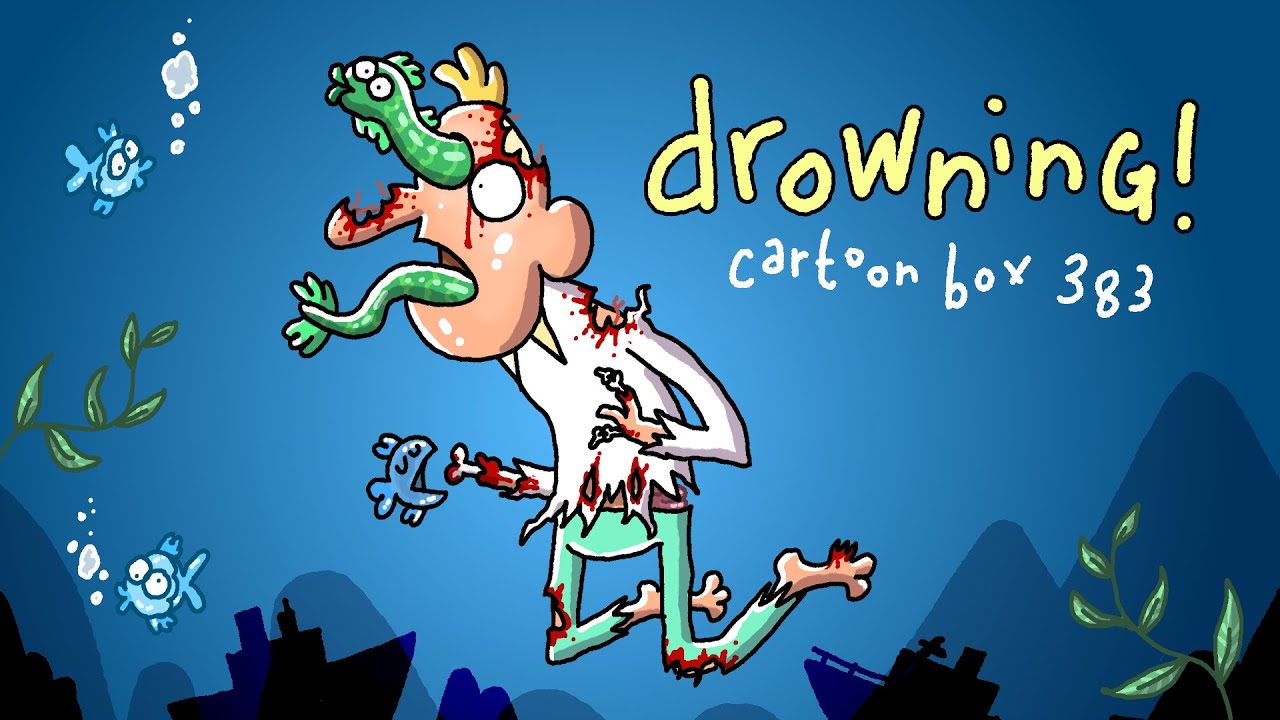 Drowning Man | Cartoon Box 383 | by Frame Order | Hilarious Cartoons