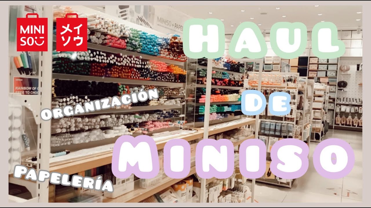 Haul de MINISO (y más)/ Papelería y organización// Jerspiulk ⚡