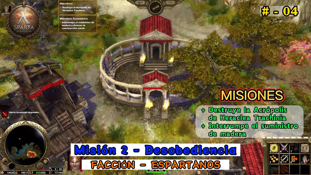 Ancient Wars: Sparta Definitive Edition Ⅰ Misión 2 - Desobediencia (Video - 4).