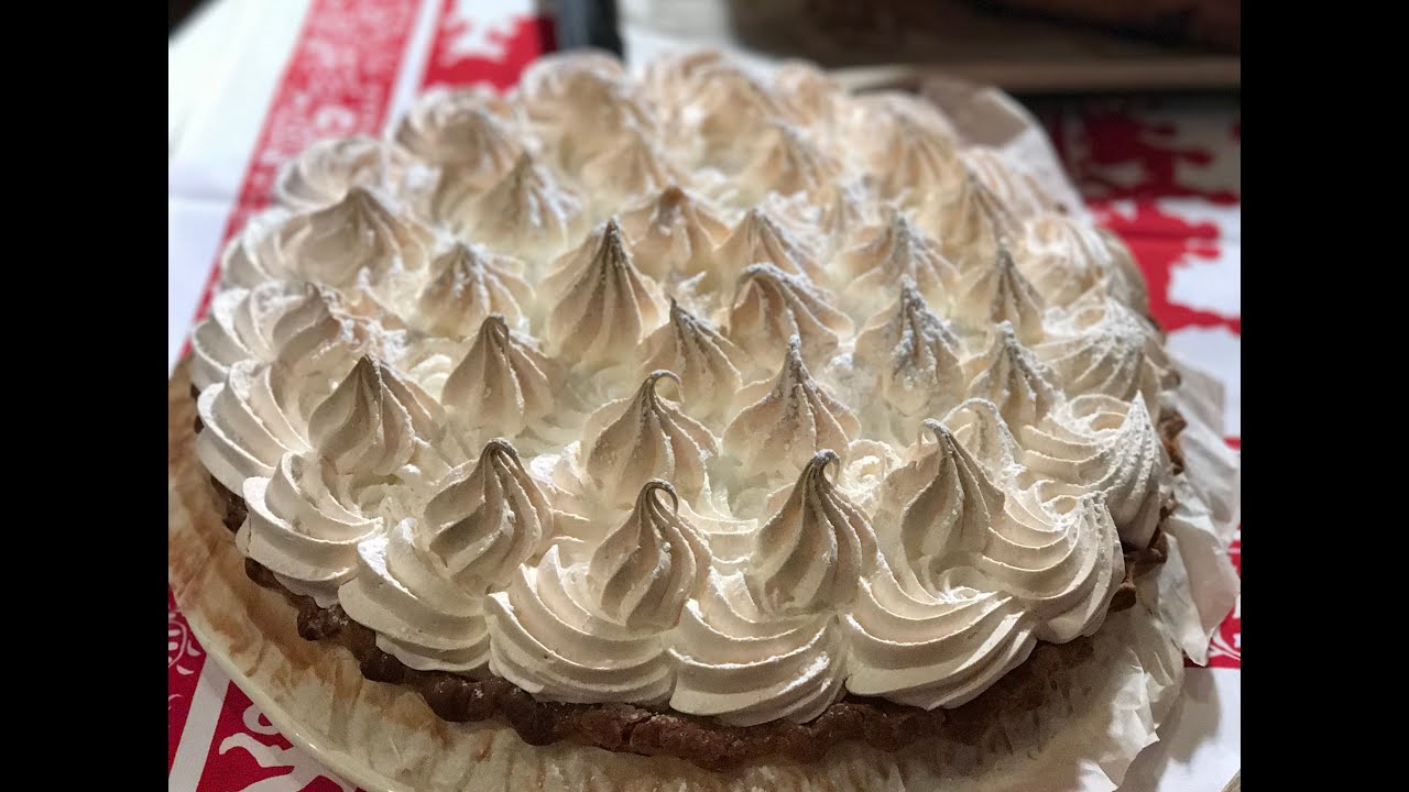Tarte à la rhubarbe meringuée de Christine Ferber - Les Carnets de Julie