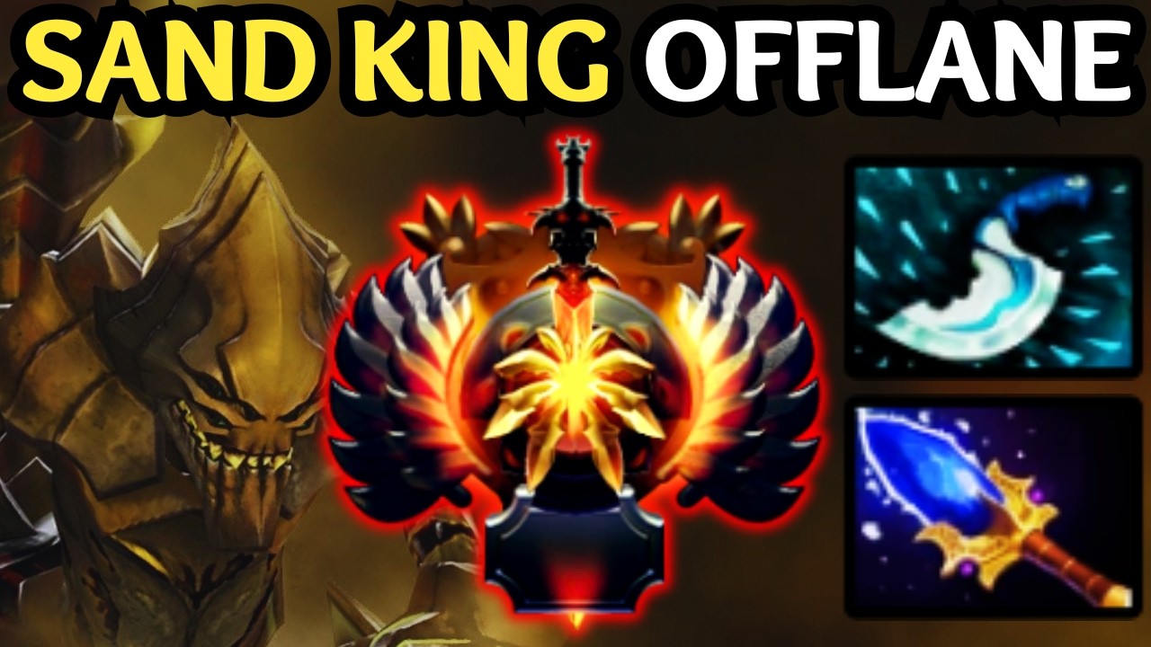 🔥 GODLIKE SAND KING Offlane — Epicenter Wins Every Fight 🔥 Dota 2 Gameplay