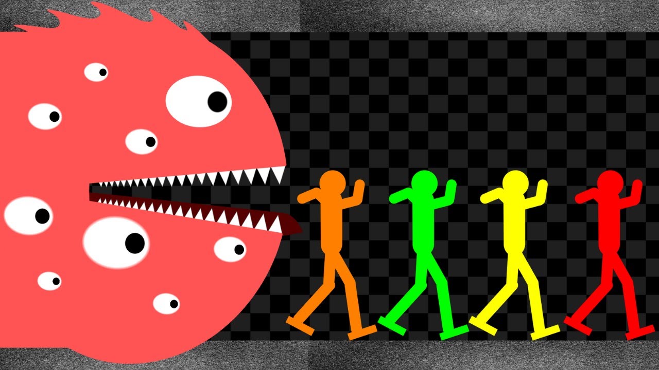 Survival Stickman Race - Run From Snake Alien