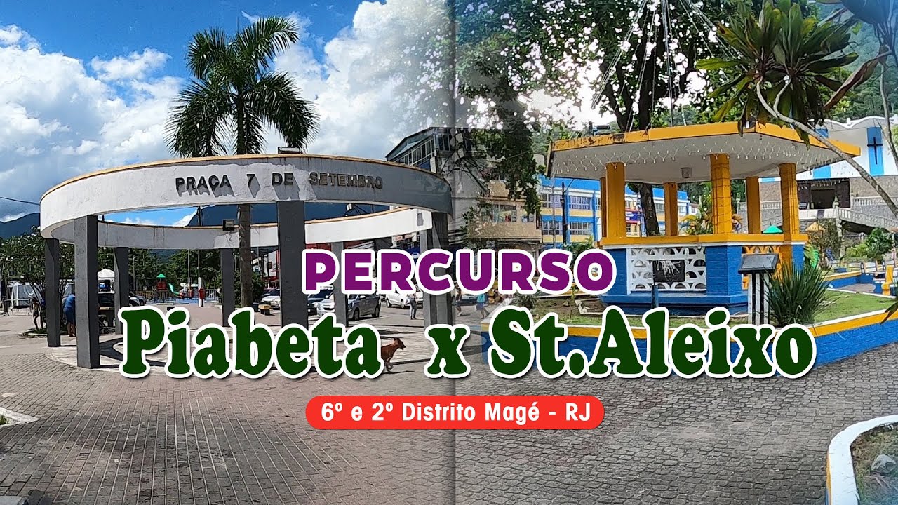 Percurso Piabetá x Santo Aleixo, Mage - RJ