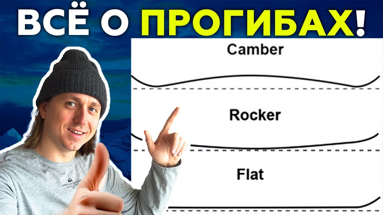 Лучший ПРОГИБ сноуборда для НОВИЧКА! Кембер или рокер?