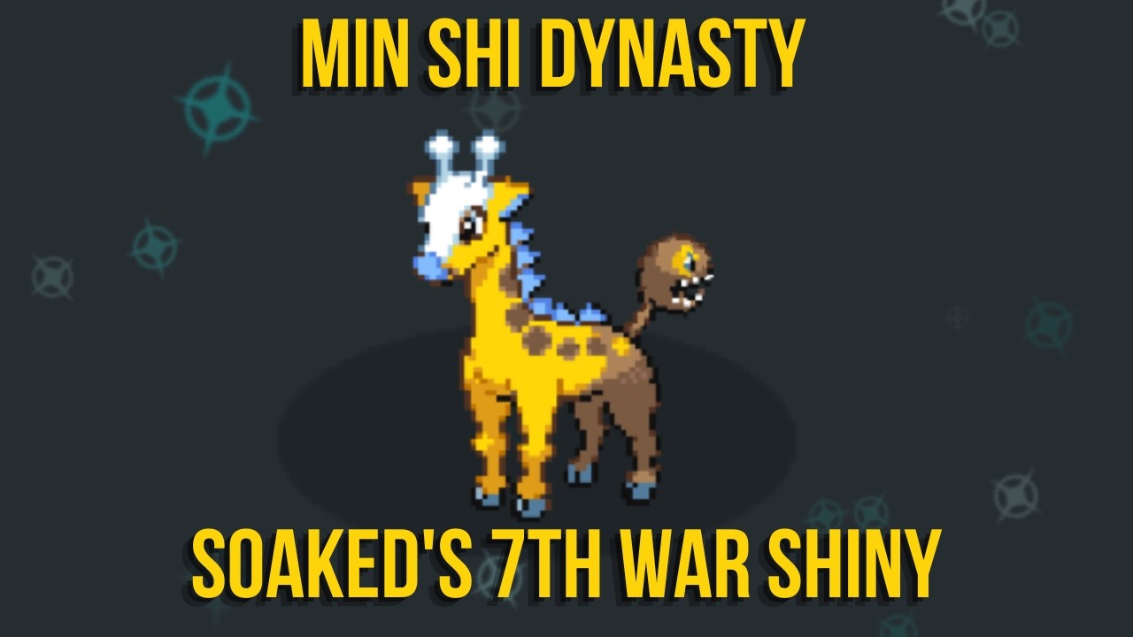 PokeMMO Shiny Wars 2026 - Min Shi Dynasty - 7th war shiny. The Phase of DOOM.