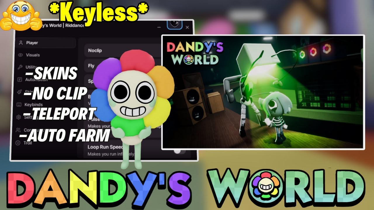 Dandy&rsquo;s World Script Showcase | Riddance Hub Auto Farm & No Clip (OP GUI) | Roblox